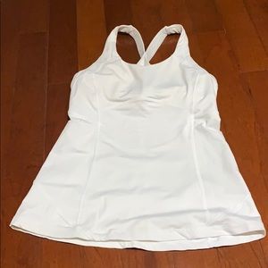 Lululemon white tank